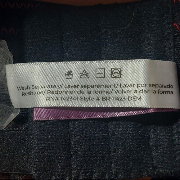 EUC Adore Me Women's Lace Clairabelle Underwire Contour Demi Plus Bra Red SZ 44D - Picture 14 of 15